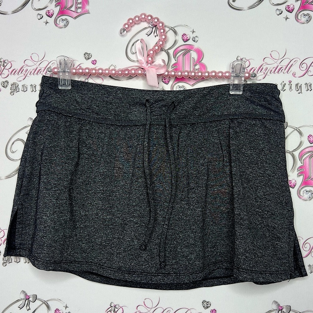 Krista sport by Christina skort skirt Heathered grey sporty beach bathing suit